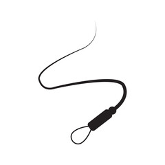 whip icon vector