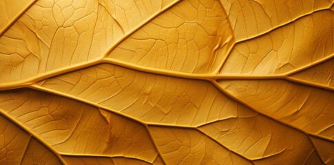 Textures of abstract yellow leaves for tropical leaf background. Flat lay, yellow nature concept, tropical leaf