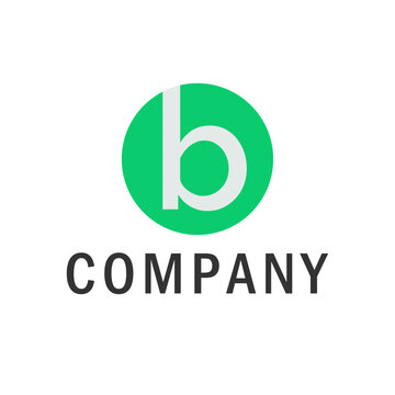 Letter B Green and black color iconic company logo design, modern business company logo design
