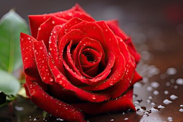 Red rose for Valentine's Day.