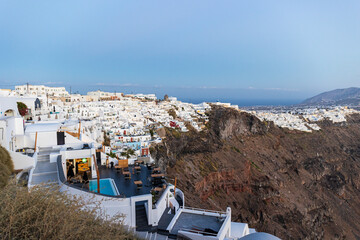 panorama sulla caldera, Santorini