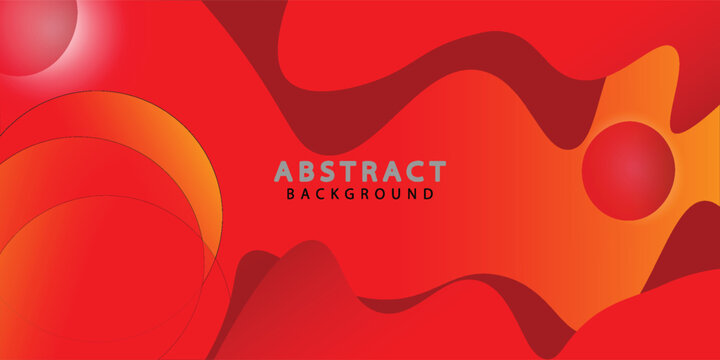 liquid fruid orange Colorful banner template with gradient color. Design with liquid shapes. with a yellow orange color combination with a modern and luxurious concep