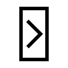 right move ui button icon symbol