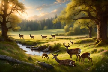 herd of deer