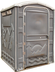 Porta potty on transparent background, high resoluton png
