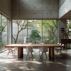 Fototapeta premium Table Natural Light Simple Design
