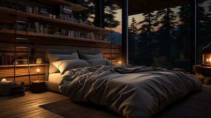 bedroom remodel with customizable lighting scenes and integrated sleep tracking technology to optimize rest