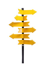 Road Sign Metal Signpost