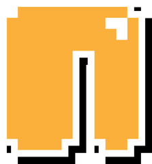 N, pixel bubble bit game fun retro font text glyph