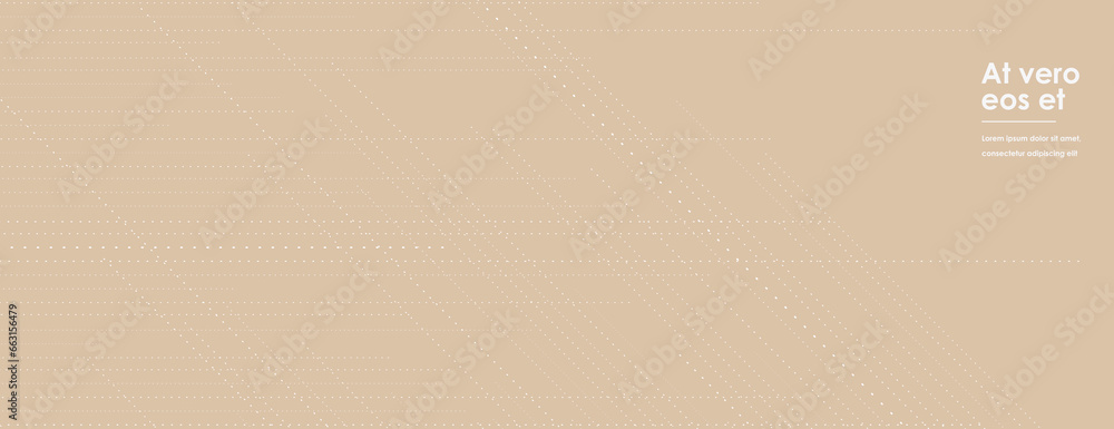 Fototapete equalizer lines. vector repeat dotted lines doodle trendy. modern design element on banner