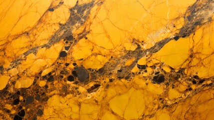 Abstract black yellow gold natural granite marbled marble stone tile wall or floor texture background