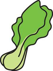 Fruit elements. Hand drawn vector illustration.