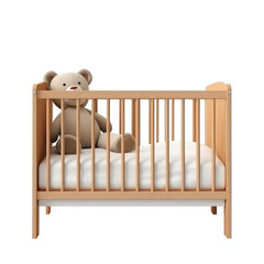 Baby Crib Bedding : Infant Bed - obrazy, fototapety, plakaty