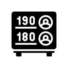 polling glyph icon