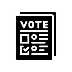 vote glyph icon