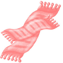 Scarf illustrations for decorating worksheets cards billboards and social media.