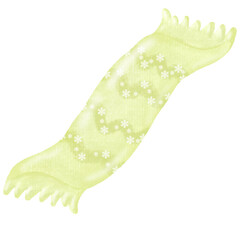 Scarf illustrations for decorating worksheets cards billboards and social media.