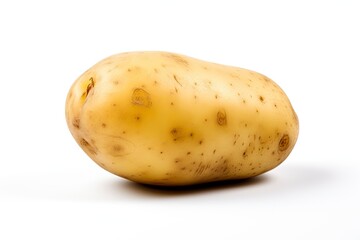 Potato isolated on white background.