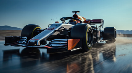 Formula car, Motor sports competitive team racing.