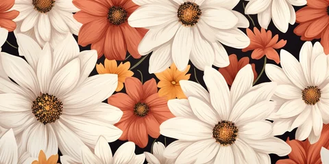 Foto op Plexiglas .Flower pattern nature summer floral closeup blossom plant beauty petal daisy bloom © Coosh448