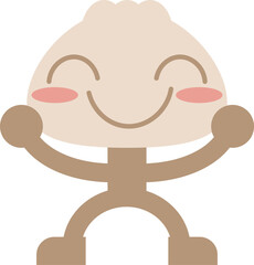 かわいい中華まんのキャラクター