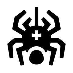 Naklejka premium Spider