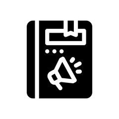 marketing glyph icon