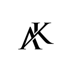 ak logo design 