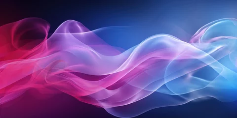 Afwasbaar fotobehang Blue purple pink abstract background. Colorful background with smoke effect with copy space for design. Web banner. © Coosh448