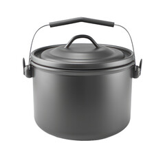 stainless steel pot,cooking pot isolated on transparent background,transparency 