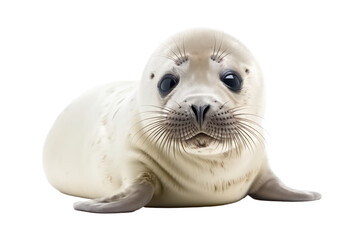 baby seal isolated on transparent background,transparency  - obrazy, fototapety, plakaty