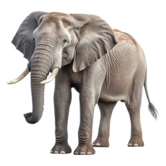 Elephant isolated on transparent background,transparency 