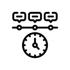 timeline line icon