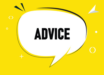 Advice speech bubble text. Hi There on bright color for Sticker, Banner and Poster. vector illustration.