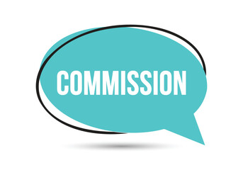 Commission speech bubble text. Hi There on bright color for Sticker, Banner and Poster. vector illustration.