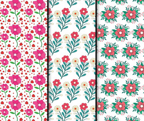 flower  pattern vector design. pattern background design