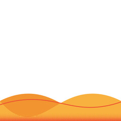 Wave Halftone Footer