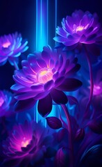 purple lotus flower in water