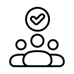 Choosing icon in vector. Illustration