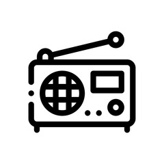 radio line icon