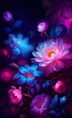 Naklejka premium flower background