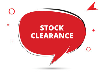 Stock clearance speech bubble text. Hi There on bright color for Sticker, Banner and Poster. vector illustration.