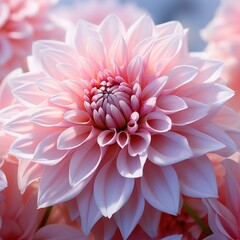 Fototapeta premium A picture beautiful paraphrased dahlia bloom, AI Generative