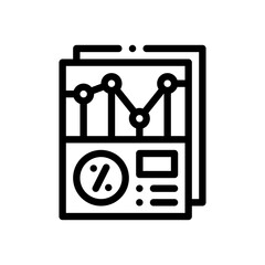 analysis line icon