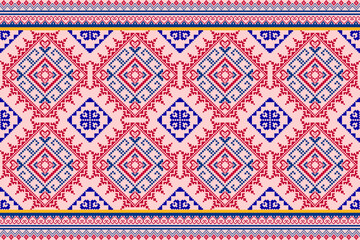 fusion of fabric design and pixel art in this captivating image, where intricate patterns meet digital precision.