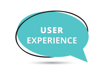 User experience speech bubble text. Hi There on bright color for Sticker, Banner and Poster. vector illustration.