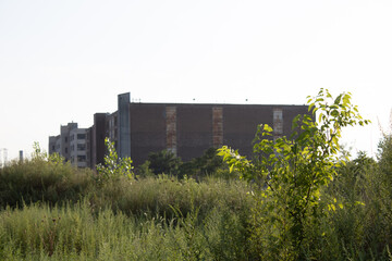 Fototapeta na wymiar factory in the city