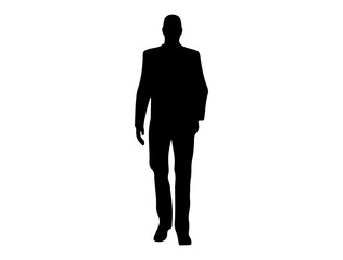 Mannequin silhouette vector art white background