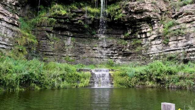 A clear stream on Luya Mountain