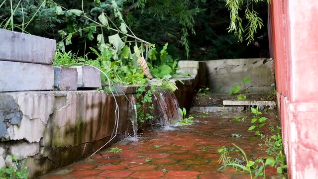 A clear stream on Luya Mountain